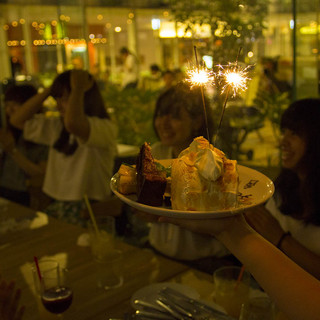 豊富なデザート♪メッセージプレートも承っております♪