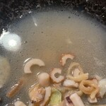 かも料理　まりも本店 - 旨味が溜まった汁も美味い^^