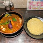 ラマイ - スープ・サピ・ブダス(スープ大盛,ライスL,辛さ10) ¥1480