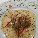 シェ・イノ - 魚料理。
      ホタテのソテー。
      