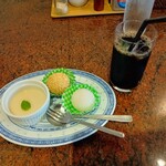 中国料理 天龍 - デザート(クーポン)、アイスコーヒー