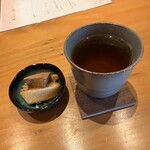 鮨くぼ田 - お茶と付出し
