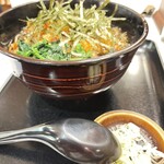 そば処 善左衛門 - 刻んだネギもたくさん