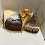 シャモニーモンブラン - ケーキチョコレート2種•チーズケーキ•りんごのタルト