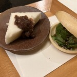 妙見石原荘 食菜石蔵 - 抹茶アイスと水無月