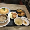 天津飯と米シューマイ