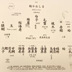 鮨 かわしま - 地元愛と哲学を感じるメニュー