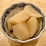 鮨 かわしま - 飛鳥新生姜のガリも美味しい