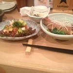 居酒屋　野球小僧 - キンメ煮付け・アボカド梅肉和え