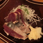 やきとり 戎 - 2014' 9/3 かつおのたたき２００円