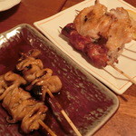 やきとり 戎 - 2014' 9/3 シロ２・カシラ・手羽先