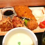 札幌銀鱗 - 【北海道フライ定食…1,280円】2014/8