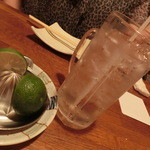 やきとり 戎 - 2014' 9/3 へべす酎ハイ２００円