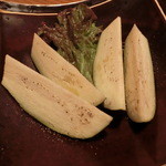 やきとり 戎 - 2014' 9/3 泉州水ナス(塩オリーブ)３００