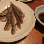 やきとり 戎 - 2014' 9/3 豆アジの唐揚げ２８０円