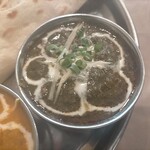 プリンス　インドレストラン - 日替わり(ほうれん草キーマ)←日替わりでは珍しい？(・А・` )ｱﾗﾏｧ