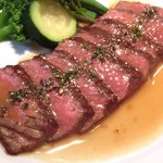 レストラン・フォレスト - ランチコース 2950円 の五島牛のイチボ肉