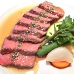 レストラン・フォレスト - ランチコース 2950円 の五島牛のイチボ肉