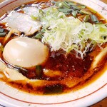 中華そば 肴 yamago - スタミナ鶏骨ラーメン(味玉TP)