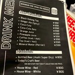 WAGYU BURGER HIROKIYA - ドリンクメニュー