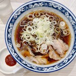 山系無双 烈火 パナンテ京阪天満橋店 - 山形冷たい肉そば①