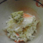 なだや - つきだし　茹でかに