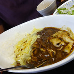 宮崎郷土料理 どぎゃん - 百時間カレー（豚しゃぶ、チーズトッピング