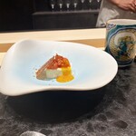 神楽坂 濱千 - チーズケーキ、苺、ブルーベリー、マンゴーソース