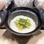 神楽坂 濱千 - 食事、釜炊きご飯