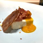 神楽坂 濱千 - チーズケーキ、苺、ブルーベリー、マンゴーソース