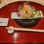 車海老専科 天麩羅 手一束 - 車海老入り前菜