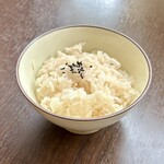 バルバルキッチンアメリ - いつものふりかけごはん(今日も胡麻塩)