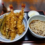東嶋屋 - 天丼、小盛りそば