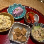 おばんざいの美々 - 自慢のおばんざい5種　どれも美味