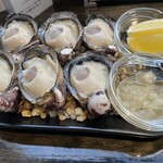 牡蠣と日本酒 - 