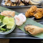 牡蠣と日本酒 - 