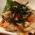 鶏自慢くっく - ささみ炙りユッケ