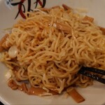 油そば専門店 万人力 - 混ぜたあと