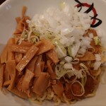 油そば専門店 万人力 - トッピングのせ