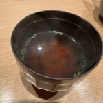 鮨 やざわ - 赤だし