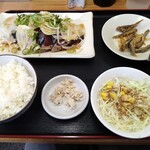 愛南 市場食堂 - かつおのタタキ定食