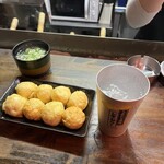 たこちゃん - 明石焼き、レモンサワー