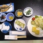 珠 - 朝食　これと味噌汁　米！