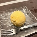 銀座 芦屋 いわ井 - バニラアイス