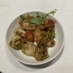 東天紅 - ホタテと若鶏甘酢