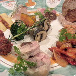 ナポリピッツァ Pizzeria la Rossa - 前菜盛り合わせ
