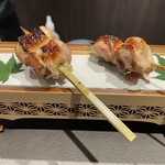焼鳥 燃暖 - 川俣軍鶏と京紅地鶏食べ比べ