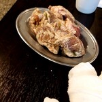 高屋敷肉店 - えんがわ1本焼き？