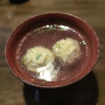 ん。 - 鶏団子スープ