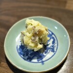 ん。 - いぶりがっこポテサラ